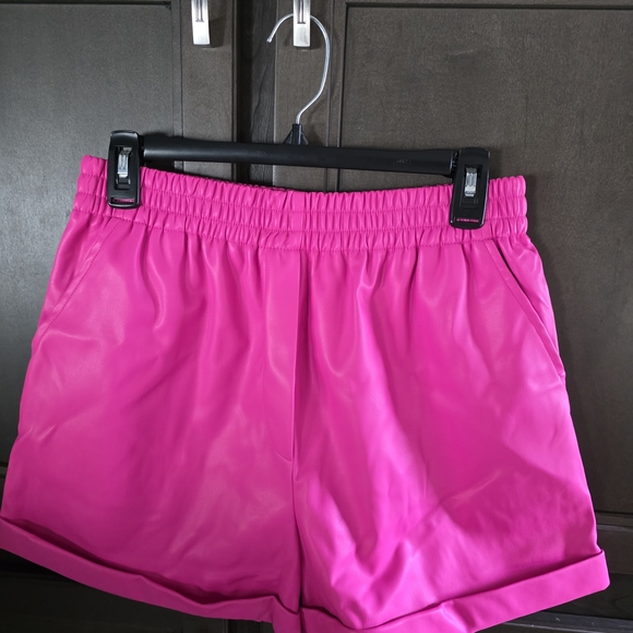 Steve Madden Hot Pink Athletic Shorts - Picture 3 of 5